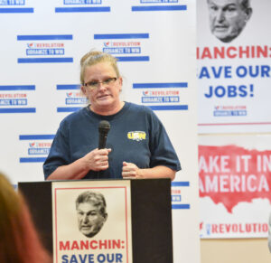 Mylan workers, supporters, call on Joe Manchin to save jobs at Mylan Plant